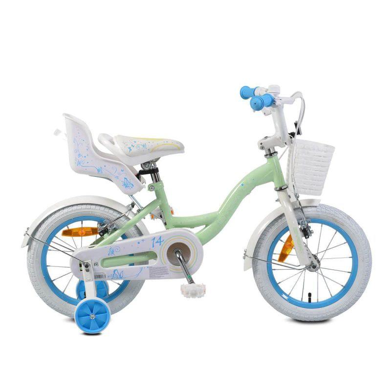 Ποδηλατάκι Παιδικό 14'' Flower Byox Turquoise 3800146201661