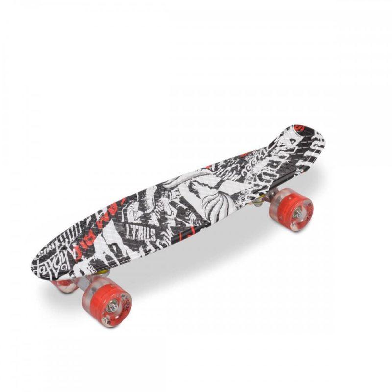 Skateboard 22'' Skull LED Byox 3800146226169