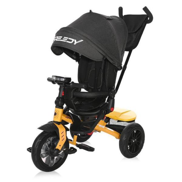 Τρίκυκλο Παιδικό Ποδηλατάκι Air Wheels Speedy Lorelli Yellow & Black 10050432101