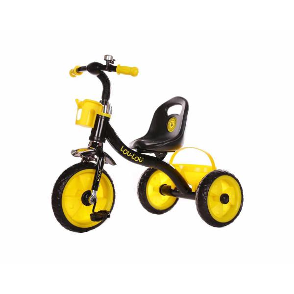 Παιδικό τρίκυκλο ποδηλατάκι Kikka Boo Kimi Black-Yellow 31006020123