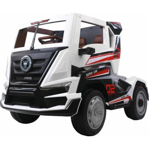 Kikka Boo Ηλεκτροκίνητο Φορτηγό με Τηλεκατεύθυνση Διθέσιο 12 Volt Λευκό 31006050220