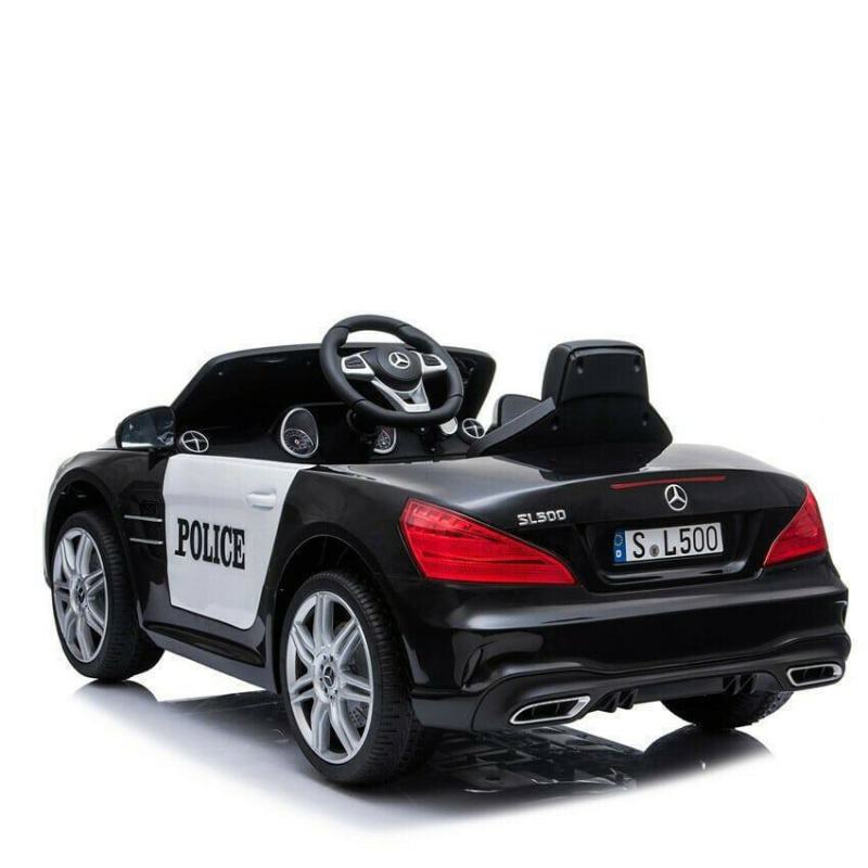 Kikka boo Police Licensed Mercedes Benz SL500 με Τηλεκατεύθυνση Μονοθέσιο 12 Volt Μαύρο 31006050354