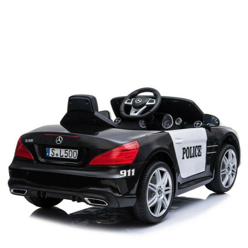 Kikka boo Police Licensed Mercedes Benz SL500 με Τηλεκατεύθυνση Μονοθέσιο 12 Volt Μαύρο 31006050354
