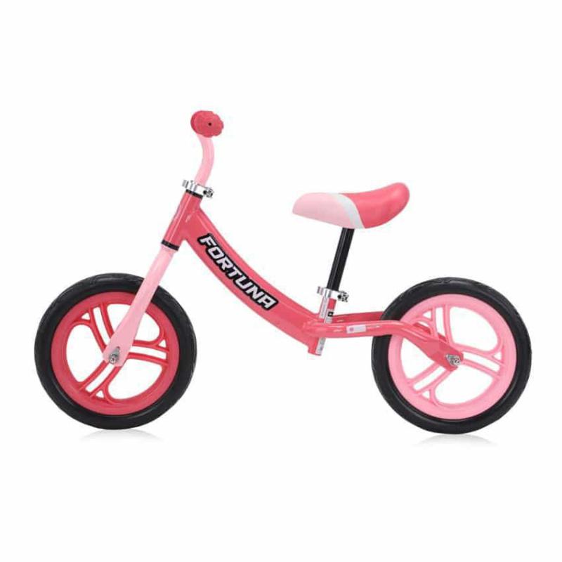 Ποδηλατάκι Ισορροπίας με Ελαστικά Eva Fortuna Lorelli Light & Dark Pink 10410070005