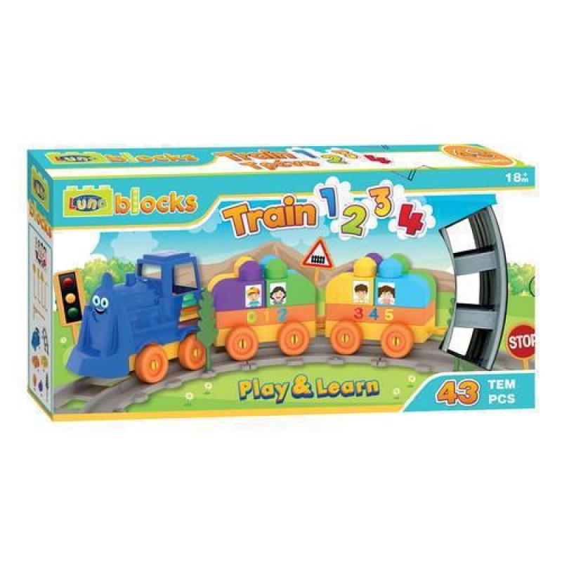 Σιδηρόδρομος με Τρενάκι Διακάκης Luna Toys 000622088