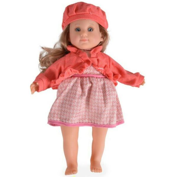 Κούκλα 46cm Moni Doll Orange Dress  99820
