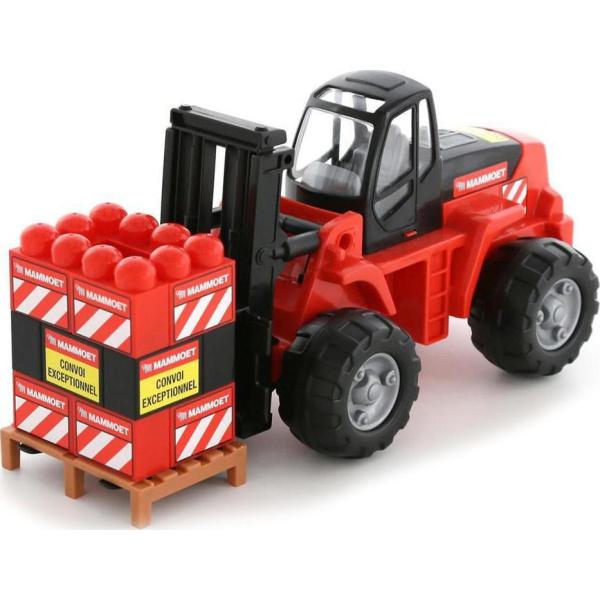 Παιχνίδι Κλαρκ με Τουβλάκια Polesie Mammoet Forklift With Bricks 62734