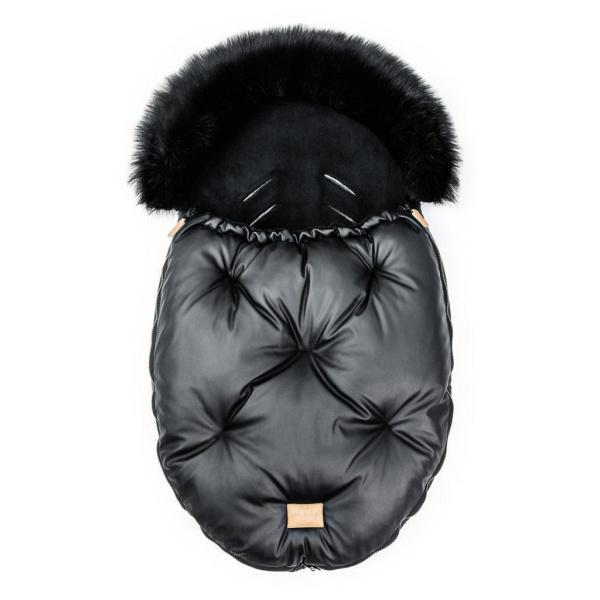 Ποδόσακος - Υπνόσακος Eco Leather 86x50cm Comfort Lux Beboulino Black 60501180006