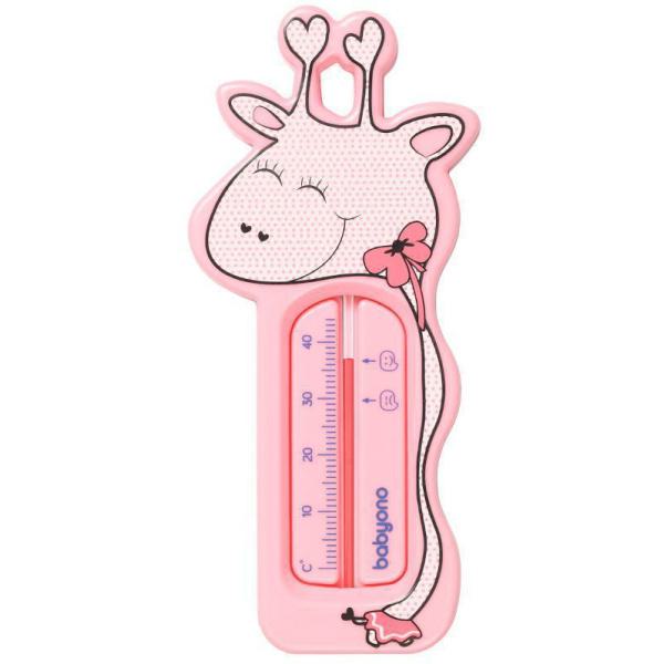 Θερμόμετρο μπάνιου Babyono Giraffe Pink 775/01