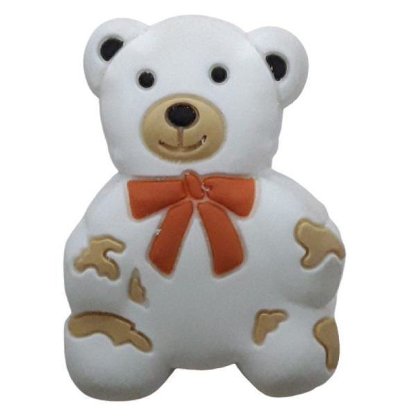 Πόμολο για Παιδικό 'Επιπλο Beboulino Bear White 00000030011