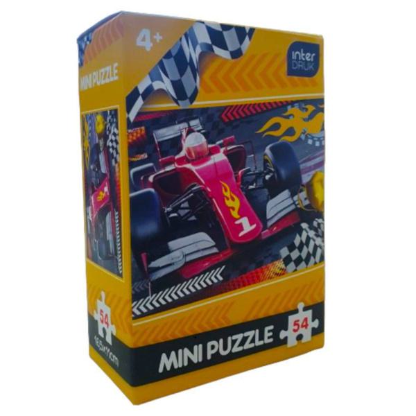 Puzzle Mini 54τμχ Cars Interdruk Yellow 5902277265098