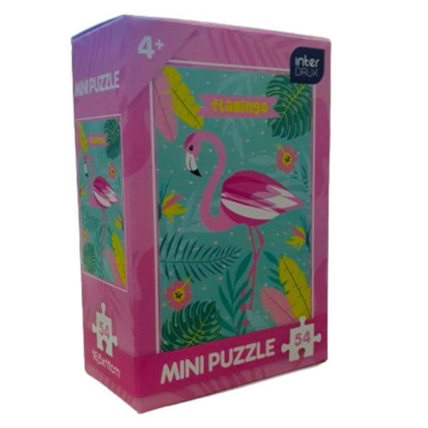 Puzzle Mini 54τμχ Flamingo Interdruk Pink 5902277265098