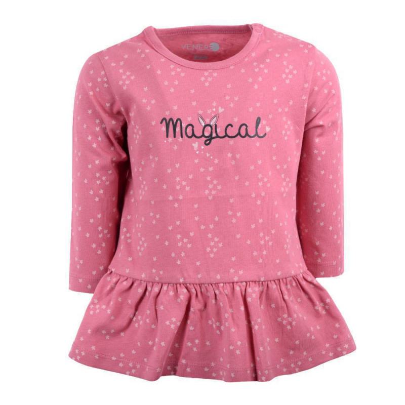 Φορεματάκι Μακρυμάνικο Tunic Magical Venere Pink 8010670