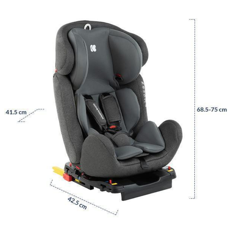 Κάθισμα Αυτοκινήτου 0-36kg Isofix 4Safe Kikka Boo Light Grey 2020 31002070048