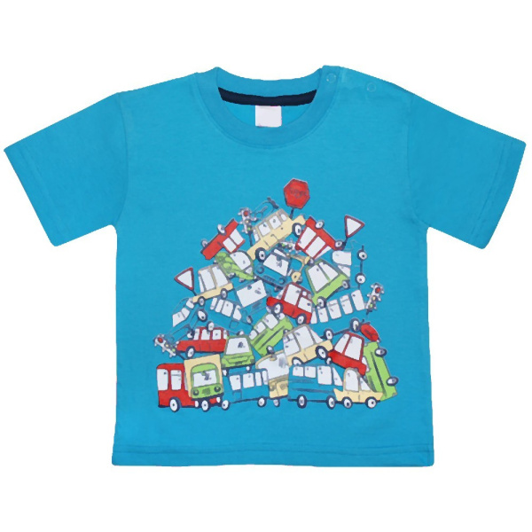 T-shirt Μπλουζάκι Καλοκαιρινό Stop Car Beboulino Blue 80108300001