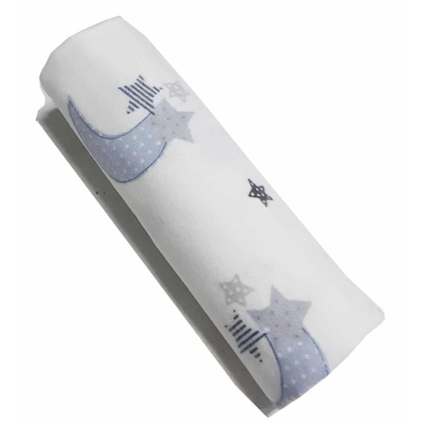 Κουβέρτα Αγκαλιάς 80x80cm Flannel Beboulino Blue Moon Star 70102191721