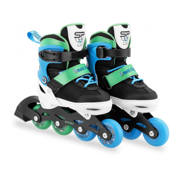 Πατίνια Roller Skates Αυξομειούμενα Inline Joy Spokey Blue 942276
