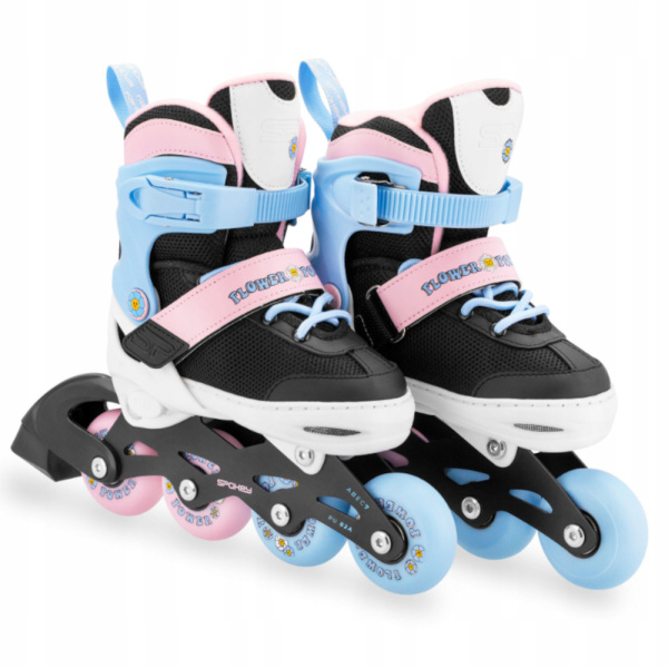 Πατίνια Roller Skates Αυξομειούμενα Inline Joy Spokey Pink 9425447