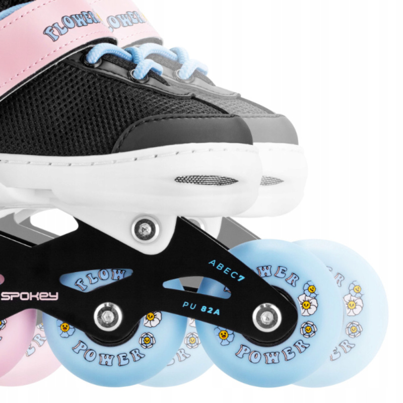 Πατίνια Roller Skates Αυξομειούμενα Inline Joy Spokey Pink 9425447