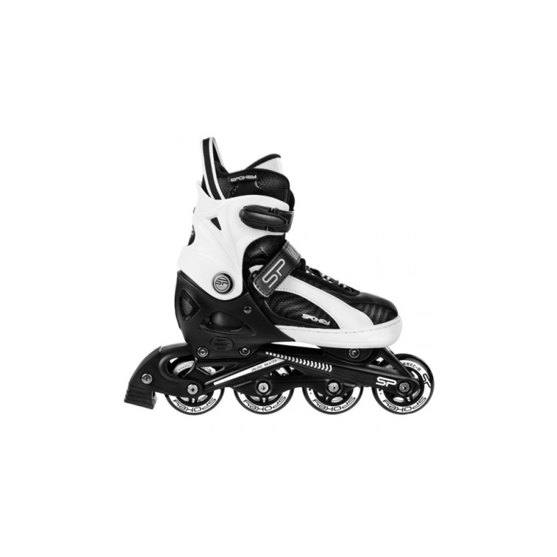 Πατίνια Roller Skates Αυξομειούμενα Inline Ori Spokey Black White 926986