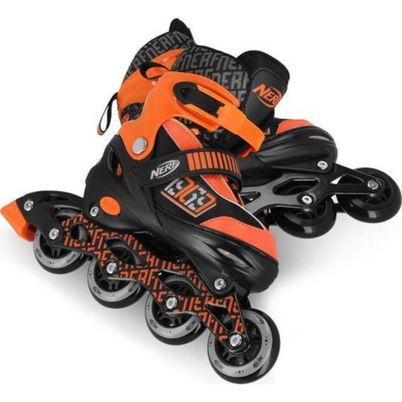 Πατίνια Roller Skates Αυξομειούμενα InLine Nerf Strive Spokey Orange 5905339413413
