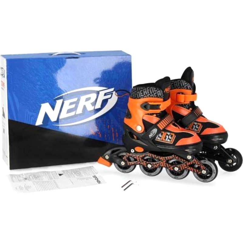 Πατίνια Roller Skates Αυξομειούμενα InLine Nerf Strive Spokey Orange 5905339413413