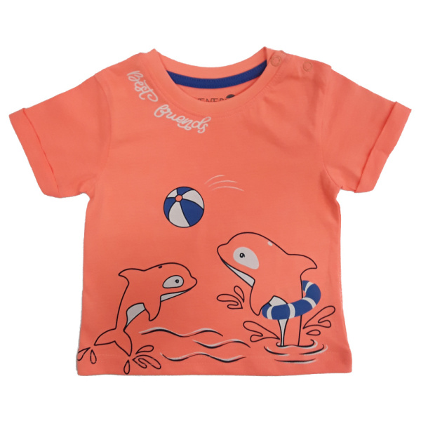 T-shirt Μπλουζάκι Dolphin Venere Orange 8010642