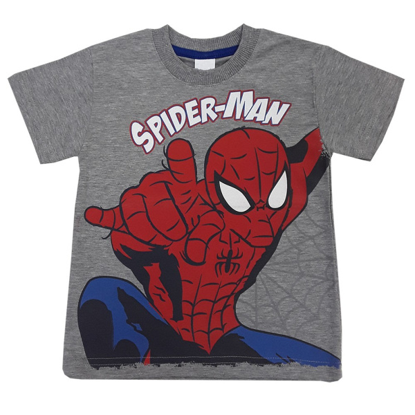 T-shirt Μπλουζάκι Κοντομάνικο Spiderman Beboulino Grey 80108340021