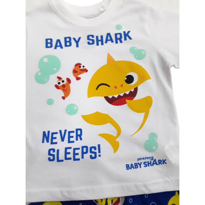 Πιτζάμες Καλοκαιρινές Baby Sharks Neer Sleeps Blue 5904009086285