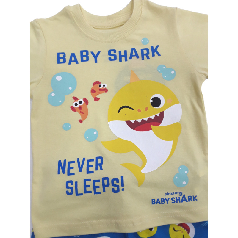 Πιτζάμες Καλοκαιρινές Baby Sharks Neer Sleeps Mint 5904009086285