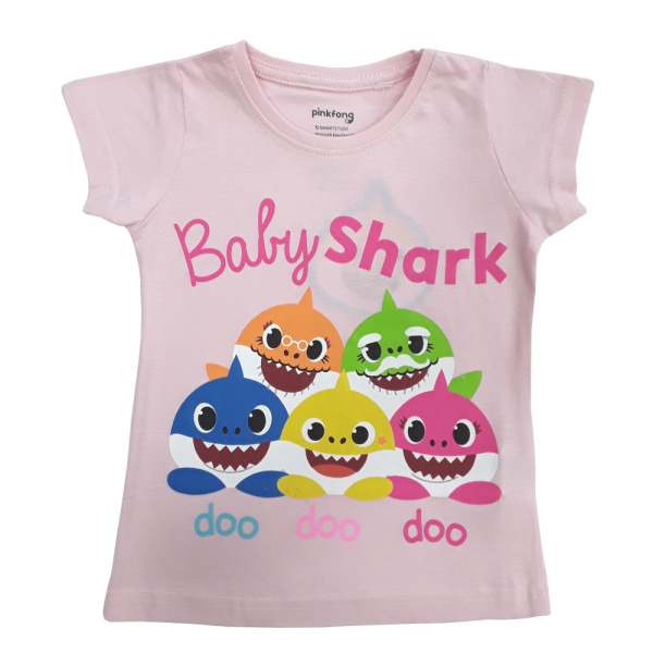Μπλούζα T-shirt Καλοκαιρινή Baby Shark Pink 5904009086834