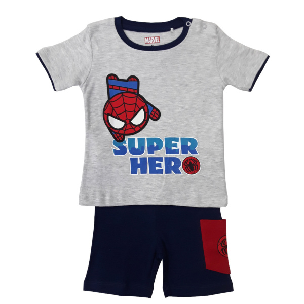 Μπλούζα με Σορτσάκι Super Hero Spiderman Blue 5901854880419